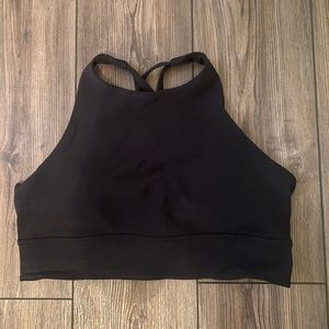 Lululemon energy high-neck longline ribbed bra